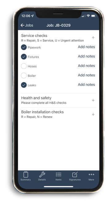 Job sheet app created for your field service .